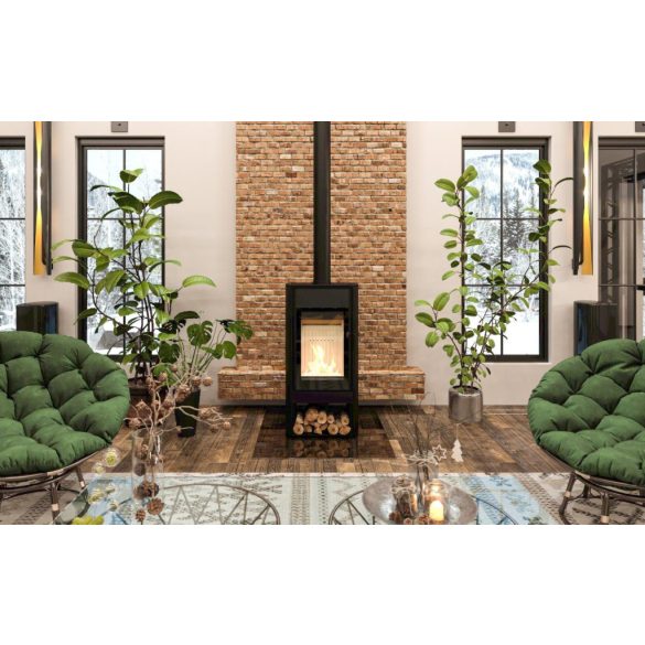 Hajduk Rectan F2 modern kandallókályha