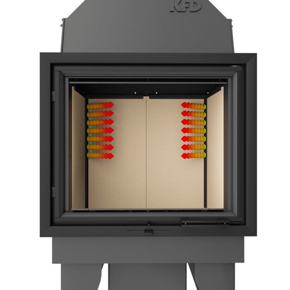 KFD ECO iLine 5161_V1 Low 8 kW modern zárt égésterű kandallóbetét