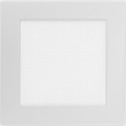 Fehér 17x17 cm-es, egyszerű szellőzőrács