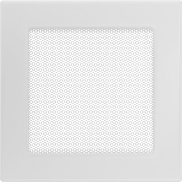 Fehér 17x17 cm-es, egyszerű szellőzőrács